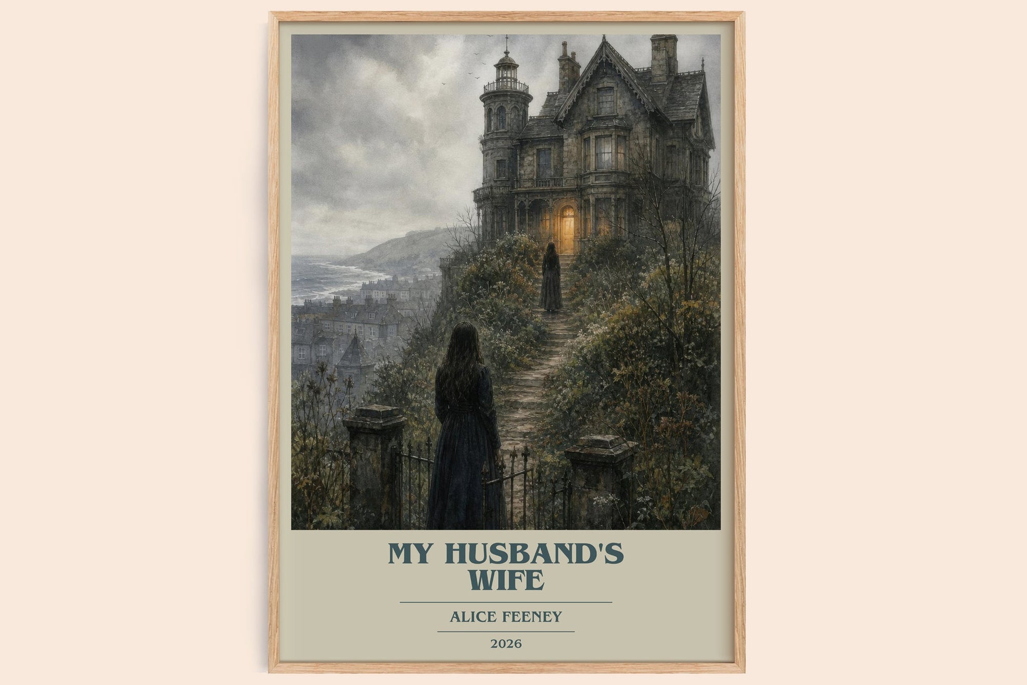 My Husband'S Wife Book Cover Poster by Alice Feeney