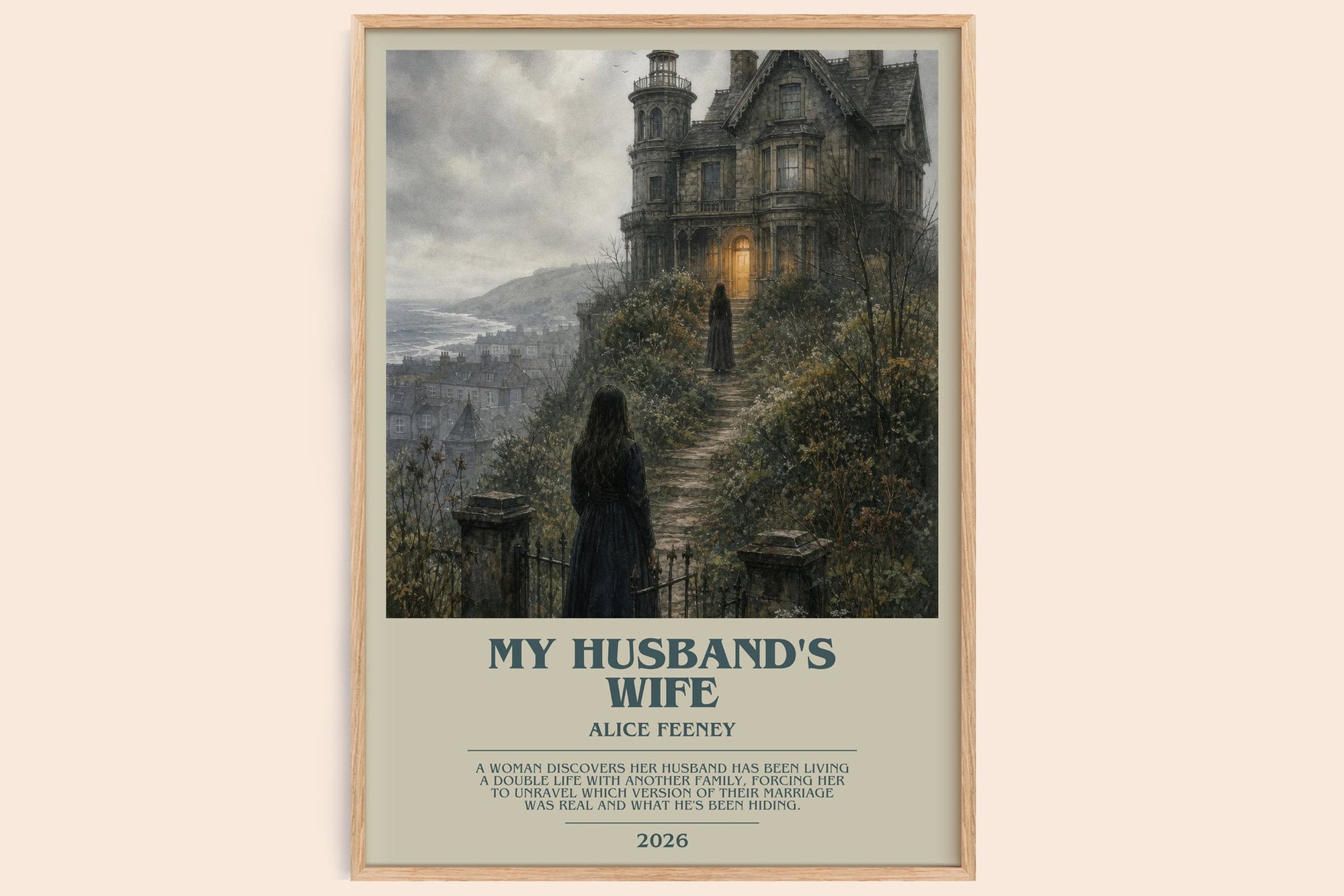 My Husband'S Wife Bookish Wall Art by Alice Feeney