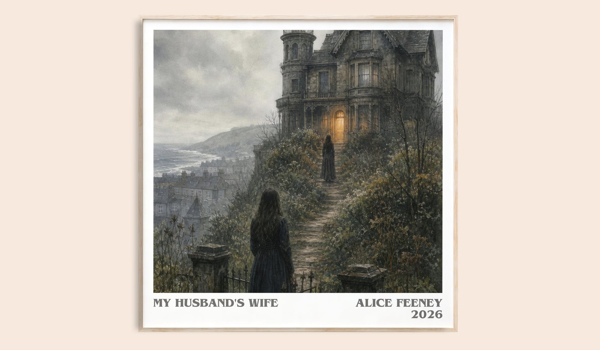 My Husband'S Wife Literary Art Print by Alice Feeney