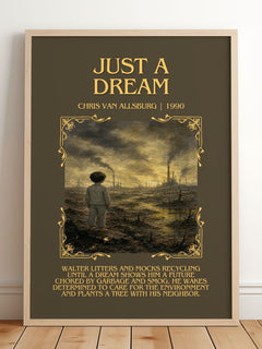 Just A Dream Minimalist Book Poster by Chris Van Allsburg – image 2