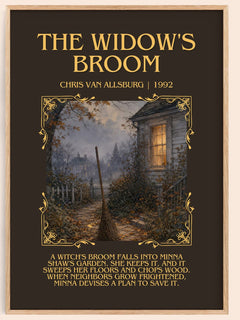 The Widow'S Broom Minimalist Book Poster by Chris Van Allsburg – image 1