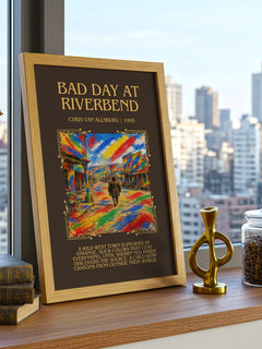 Bad Day At Riverbend Minimalist Book Poster by Chris Van Allsburg – image 3