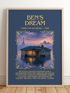 Ben'S Dream Minimalist Book Poster by Chris Van Allsburg – image 2