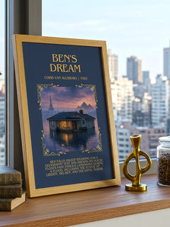 Ben'S Dream Minimalist Book Poster by Chris Van Allsburg – image 3