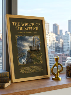 The Wreck Of The Zephyr Minimalist Book Poster by Chris Van Allsburg – image 3