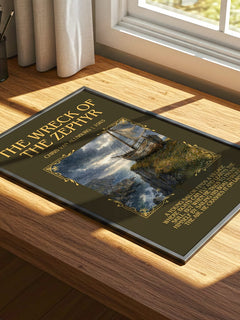 The Wreck Of The Zephyr Minimalist Book Poster by Chris Van Allsburg – image 4