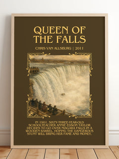 Queen Of The Falls Minimalist Book Poster by Chris Van Allsburg – image 2