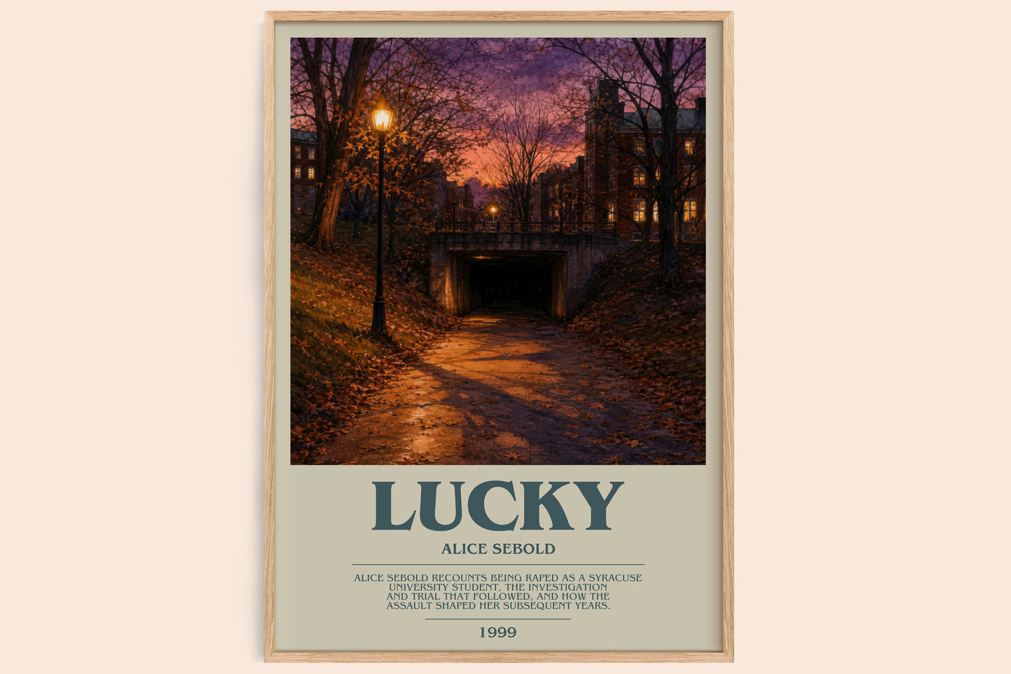 Lucky Bookish Wall Art by Alice Sebold