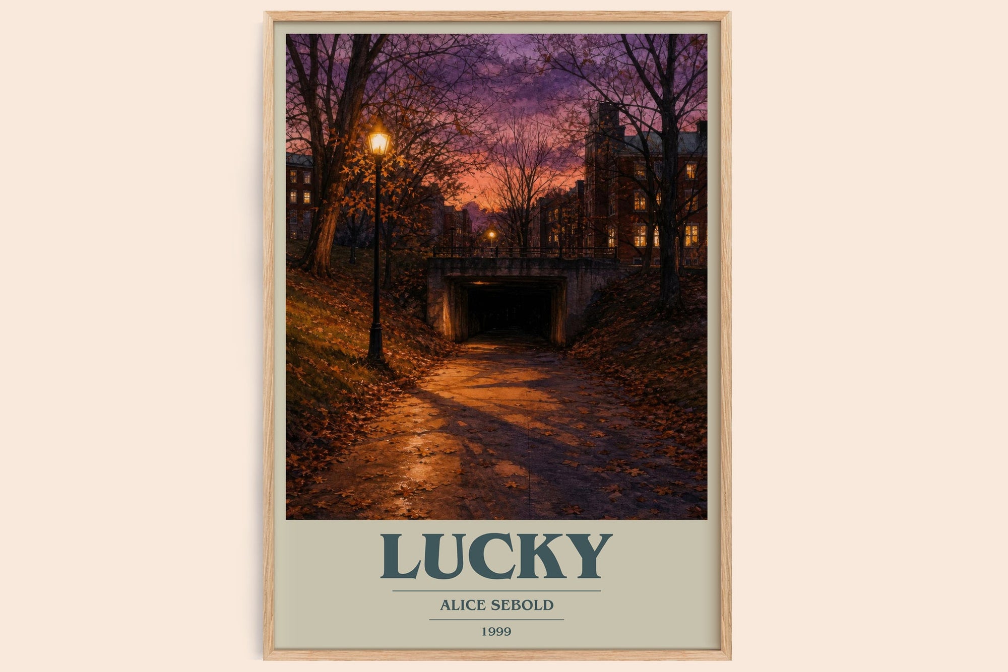 Lucky Book Cover Poster by Alice Sebold