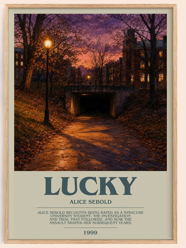 Lucky Bookish Wall Art by Alice Sebold