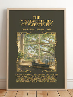 Misadventures Of Sweetie Pie Minimalist Book Poster by C. Allsburg – image 2