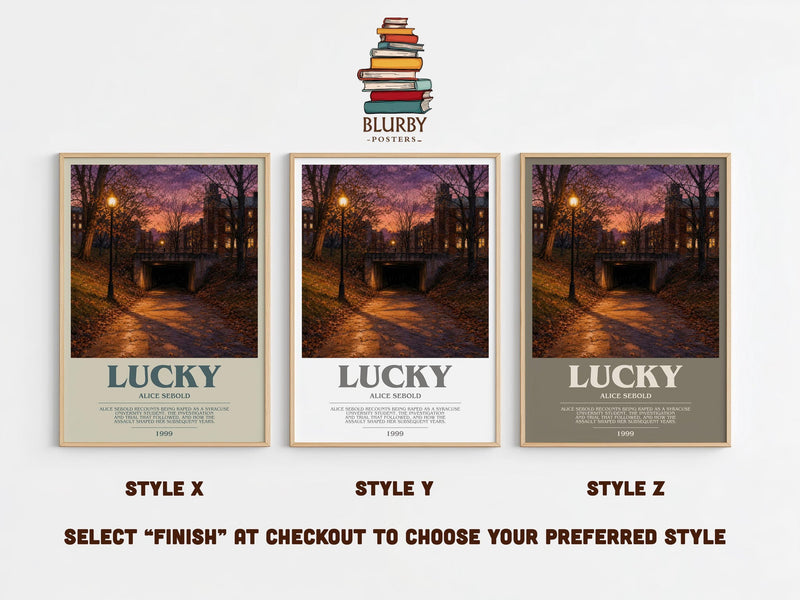 Lucky Bookish Wall Art by Alice Sebold