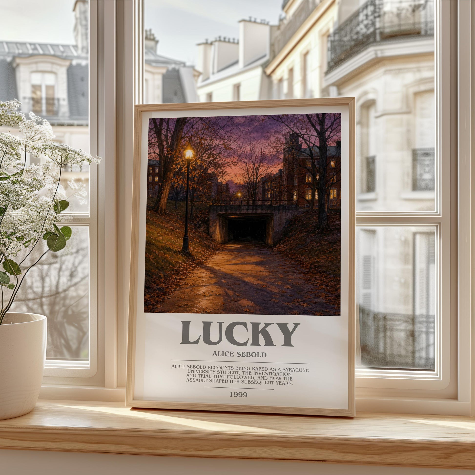 Lucky Bookish Wall Art by Alice Sebold