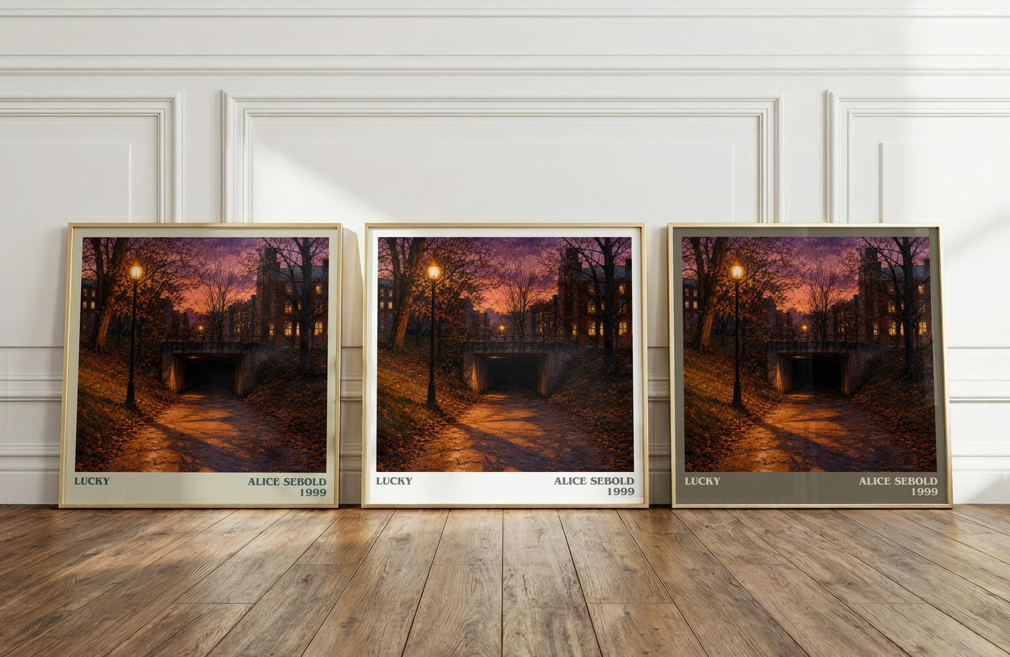 Lucky Literary Art Print by Alice Sebold