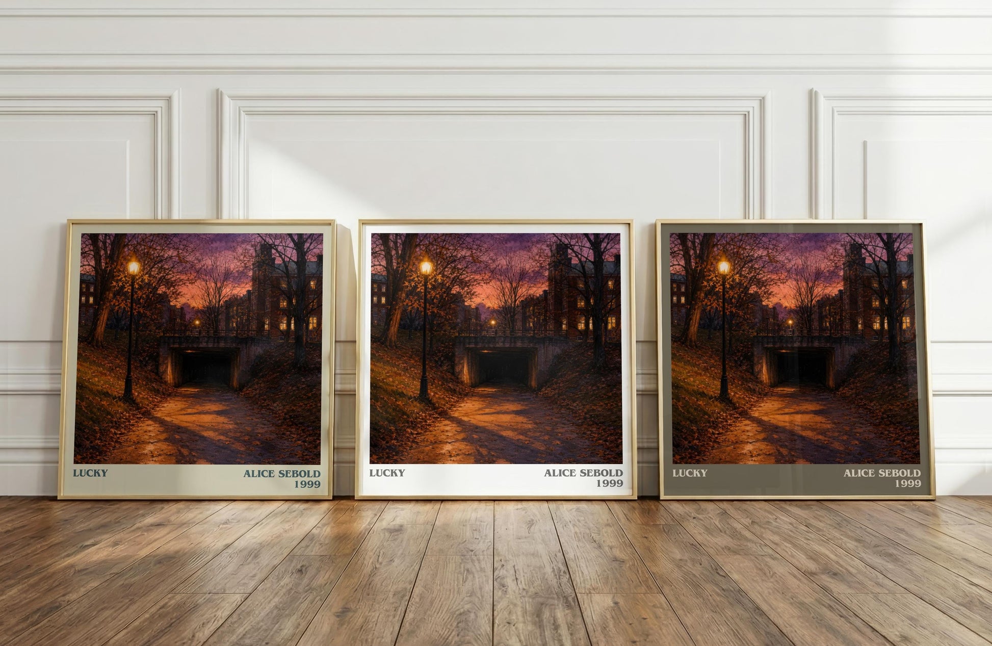 Lucky Literary Art Print by Alice Sebold