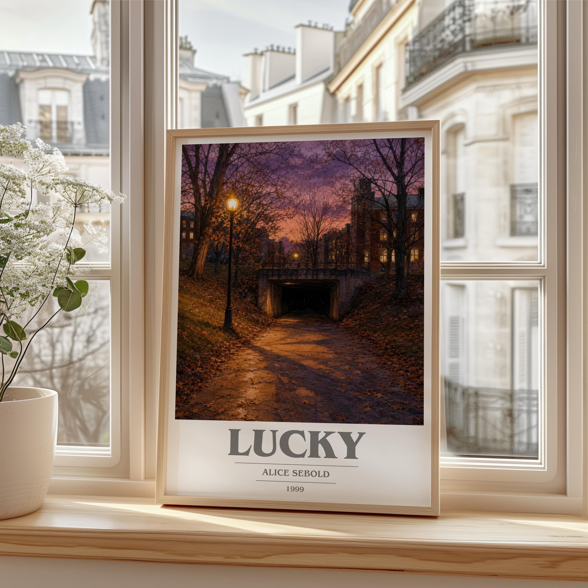 Lucky Book Cover Poster by Alice Sebold