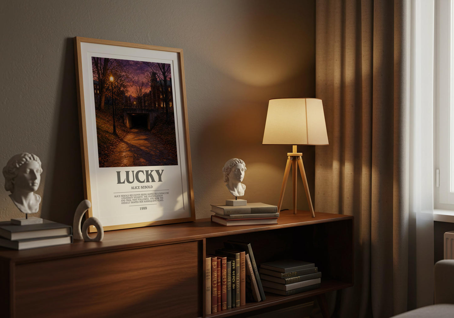 Lucky Bookish Wall Art by Alice Sebold