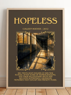 Hopeless Minimalist Book Poster by Colleen Hoover – image 2