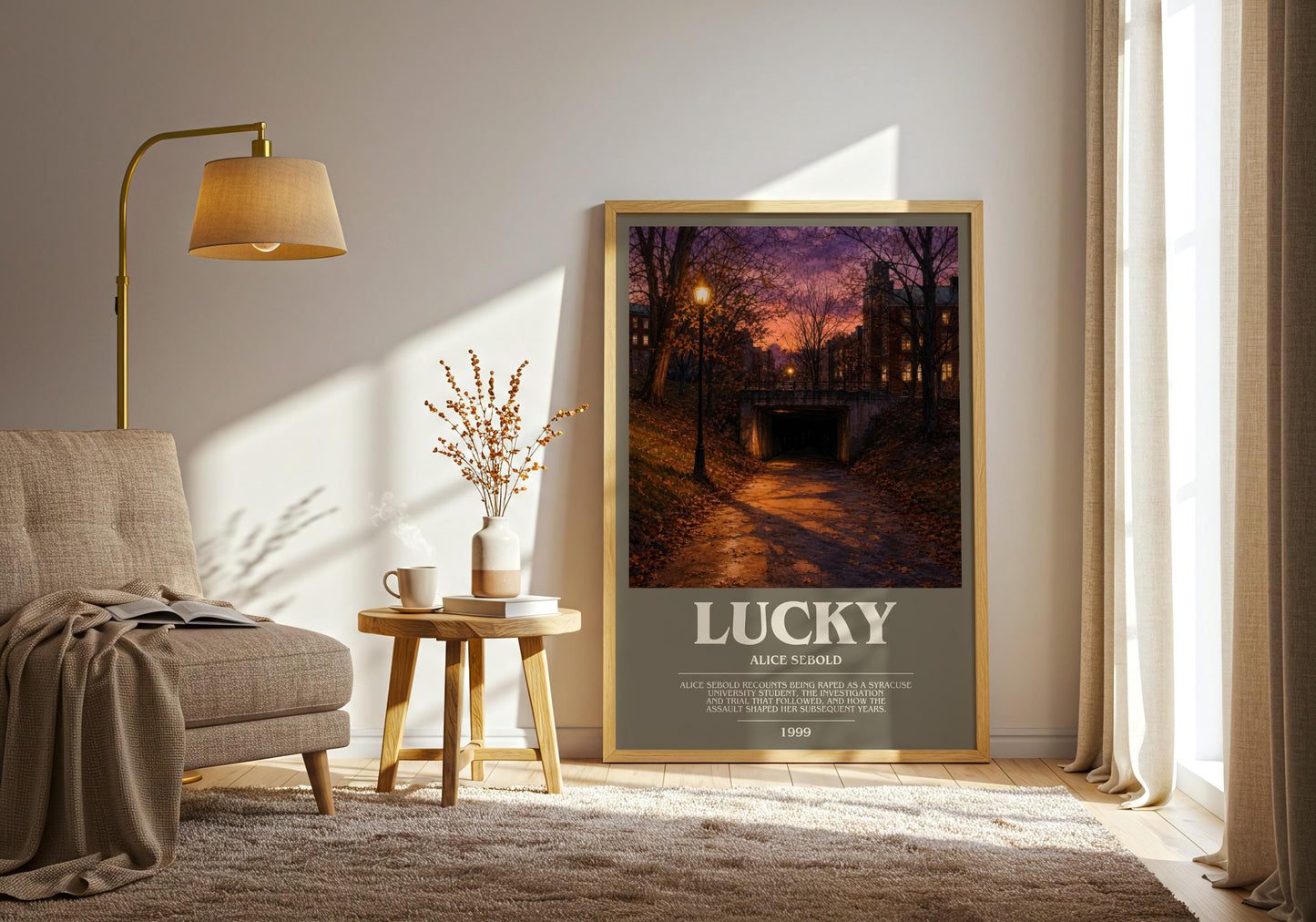 Lucky Bookish Wall Art by Alice Sebold