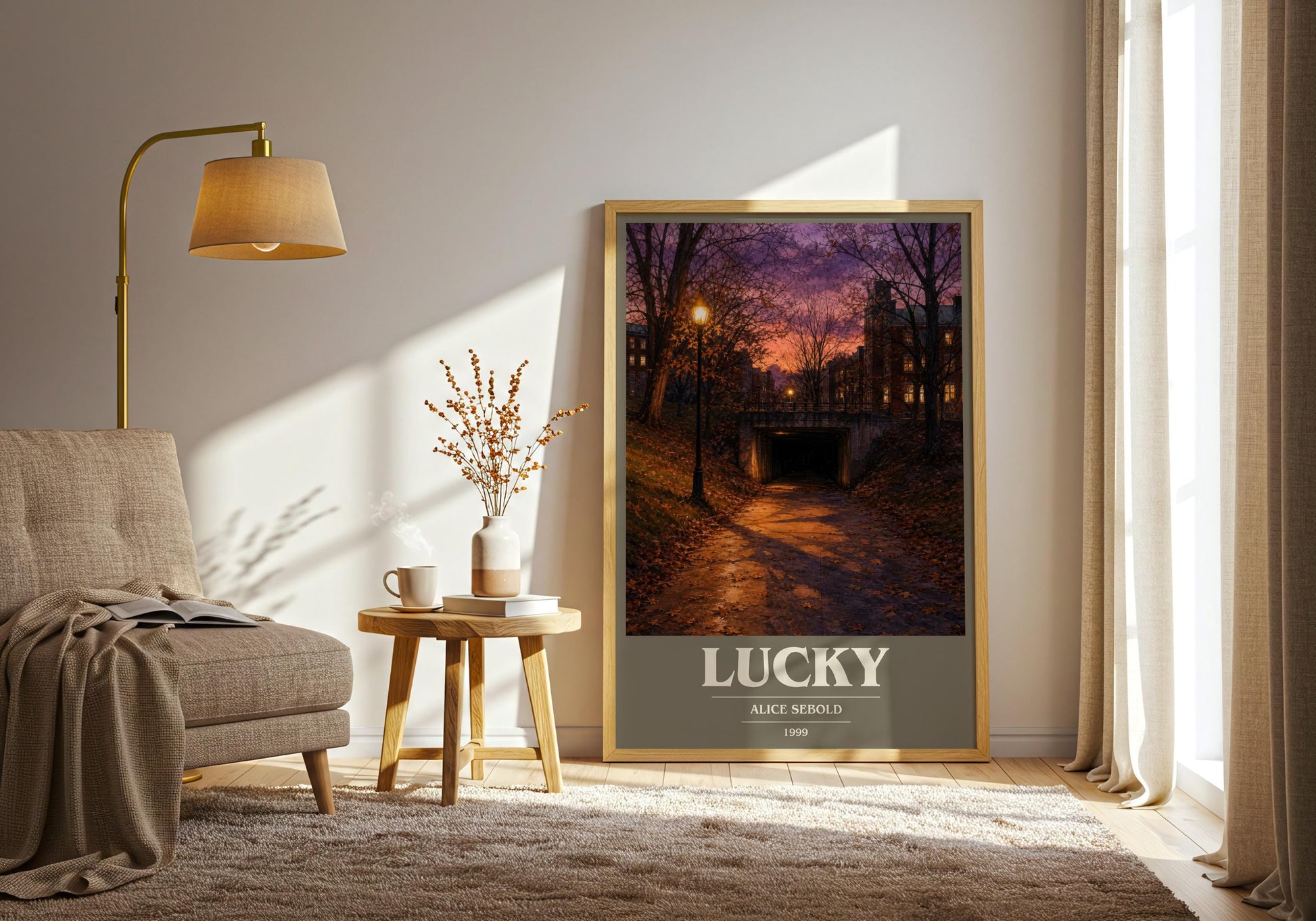 Lucky Book Cover Poster by Alice Sebold