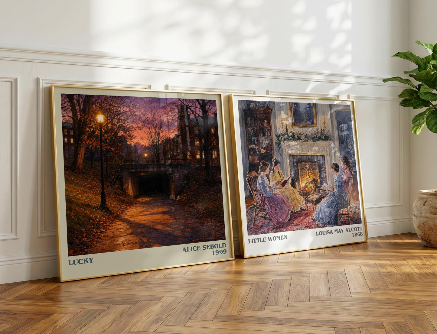 Lucky Literary Art Print by Alice Sebold