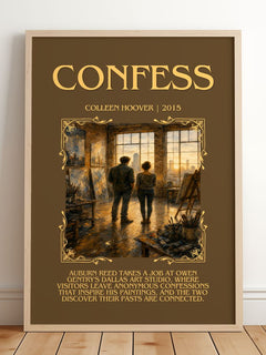 Confess Minimalist Book Poster by Colleen Hoover – image 2