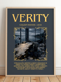Verity Minimalist Book Poster by Colleen Hoover – image 2
