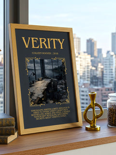 Verity Minimalist Book Poster by Colleen Hoover – image 3