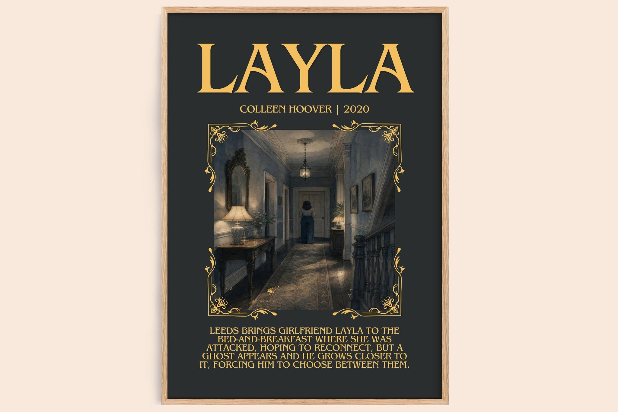 Layla Minimalist Book Poster by Colleen Hoover