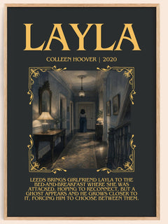 Layla Minimalist Book Poster by Colleen Hoover – image 1
