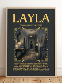 Layla Minimalist Book Poster by Colleen Hoover – image 2