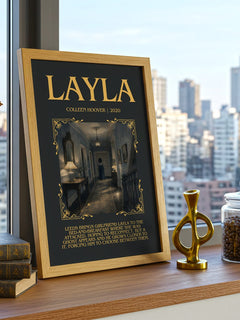 Layla Minimalist Book Poster by Colleen Hoover – image 3