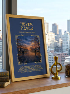 Never Never Minimalist Book Poster by Colleen Hoover – image 3