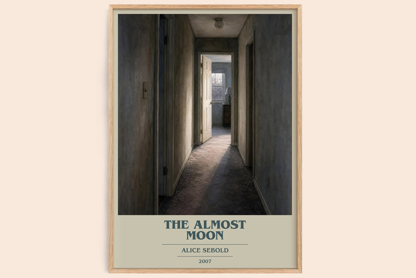 The Almost Moon Book Cover Poster by Alice Sebold
