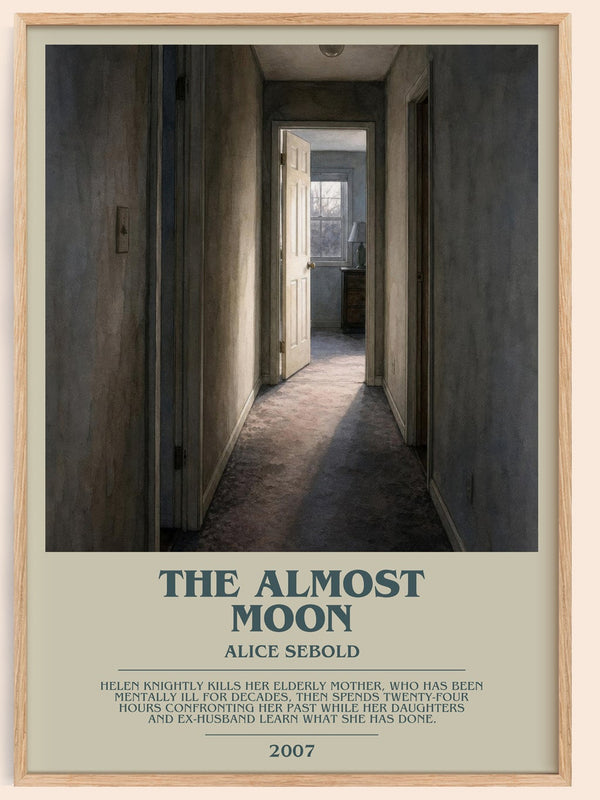The Almost Moon Bookish Wall Art by Alice Sebold