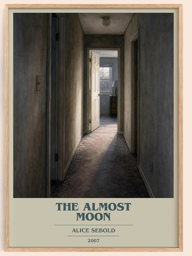 The Almost Moon Book Cover Poster by Alice Sebold