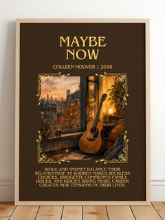 Maybe Now Minimalist Book Poster by Colleen Hoover – image 2