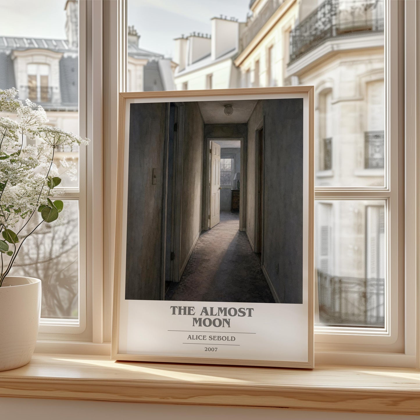 The Almost Moon Book Cover Poster by Alice Sebold