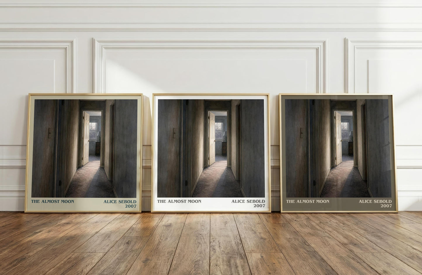 The Almost Moon Literary Art Print by Alice Sebold