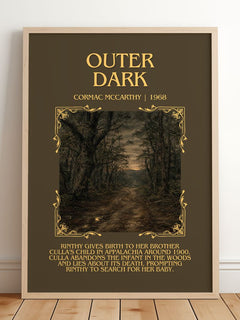 Outer Dark Minimalist Book Poster by Cormac Mccarthy – image 2