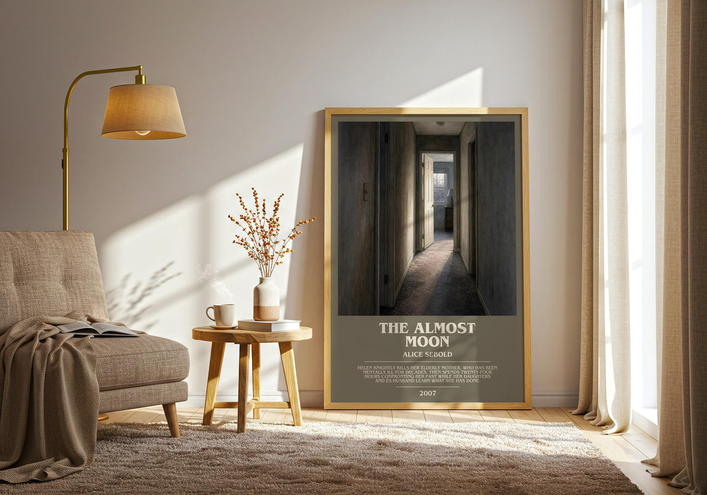 The Almost Moon Bookish Wall Art by Alice Sebold