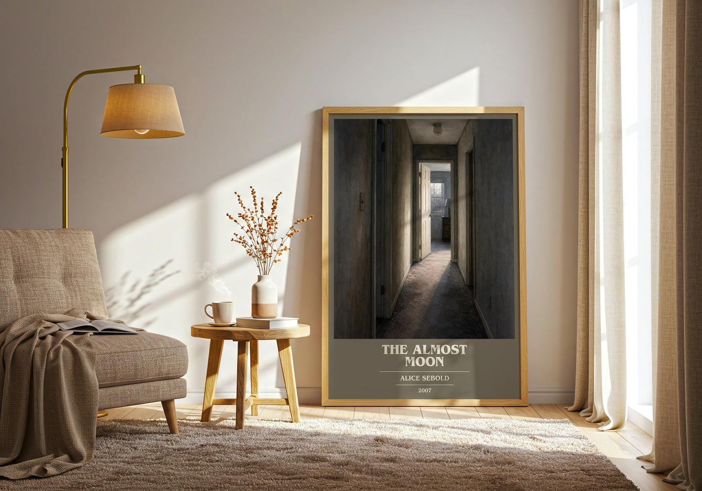 The Almost Moon Book Cover Poster by Alice Sebold