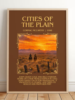 Cities Of The Plain Minimalist Book Poster by Cormac Mccarthy – image 2