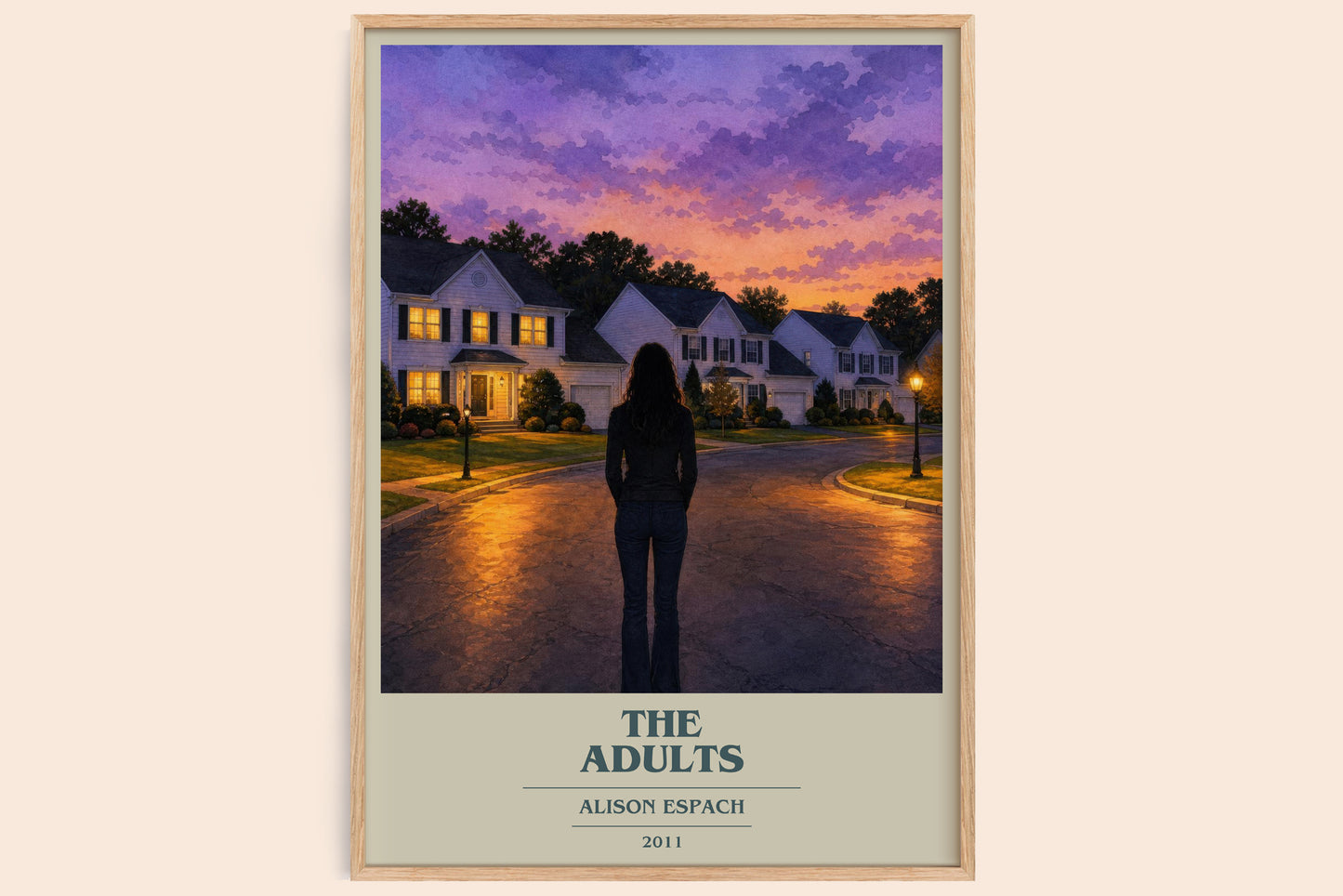 The Adults Book Cover Poster by Alison Espach