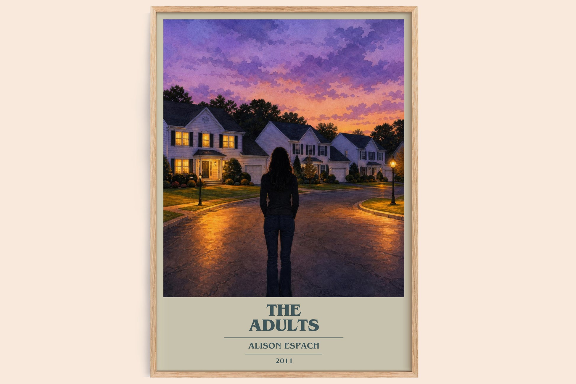 The Adults Book Cover Poster by Alison Espach