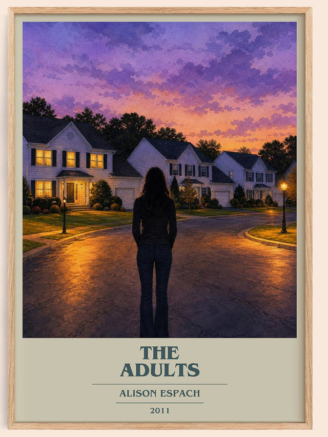 The Adults Book Cover Poster by Alison Espach