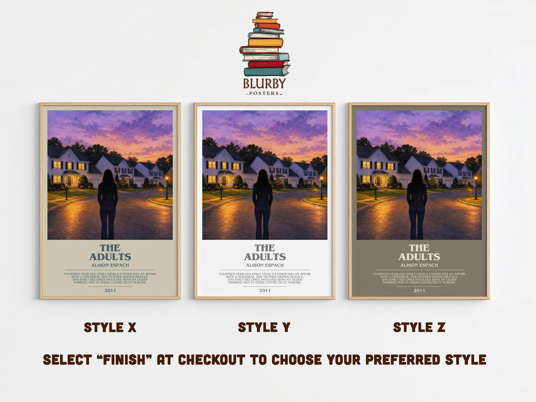 The Adults Bookish Wall Art by Alison Espach (mockup)