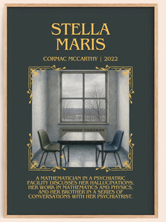 Stella Maris Minimalist Book Poster by Cormac Mccarthy – image 1