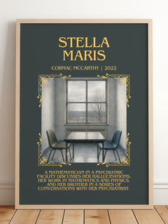 Stella Maris Minimalist Book Poster by Cormac Mccarthy – image 2