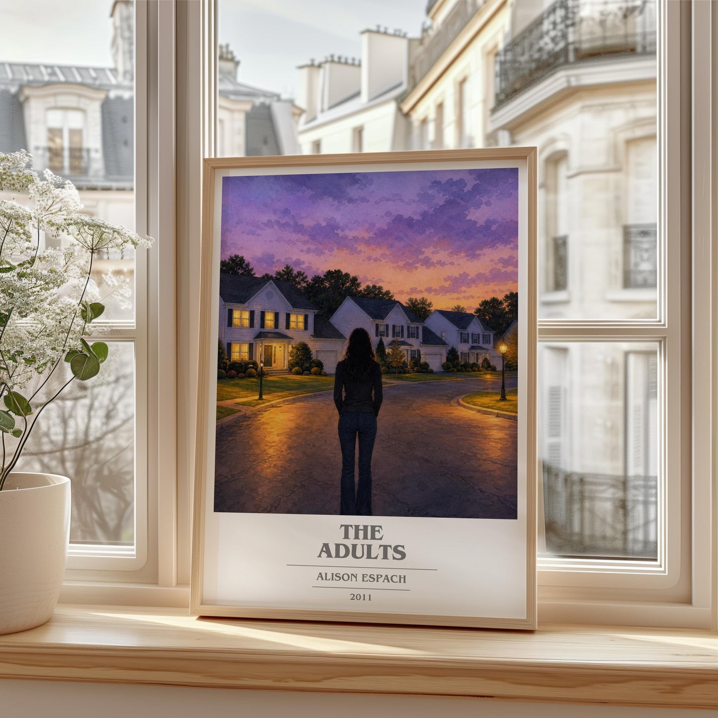 The Adults Book Cover Poster by Alison Espach